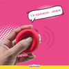 Squeeezys Latex Monster Ball Chew Toy for Dogs (Red)