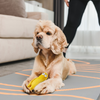 Squeeezys Latex Monster Brother Squeaky Chew Toy for Dogs (Yellow)