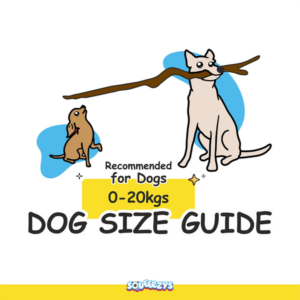 Squeeezys Latex Monster Brother Squeaky Chew Toy for Dogs (Yellow)