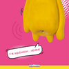Squeeezys Latex Monster Brother Squeaky Chew Toy for Dogs (Yellow)