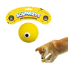 Squeeezys Latex Monster Ball Chew Toy for Dogs (Yellow) Dogs-Toys Squeeezys