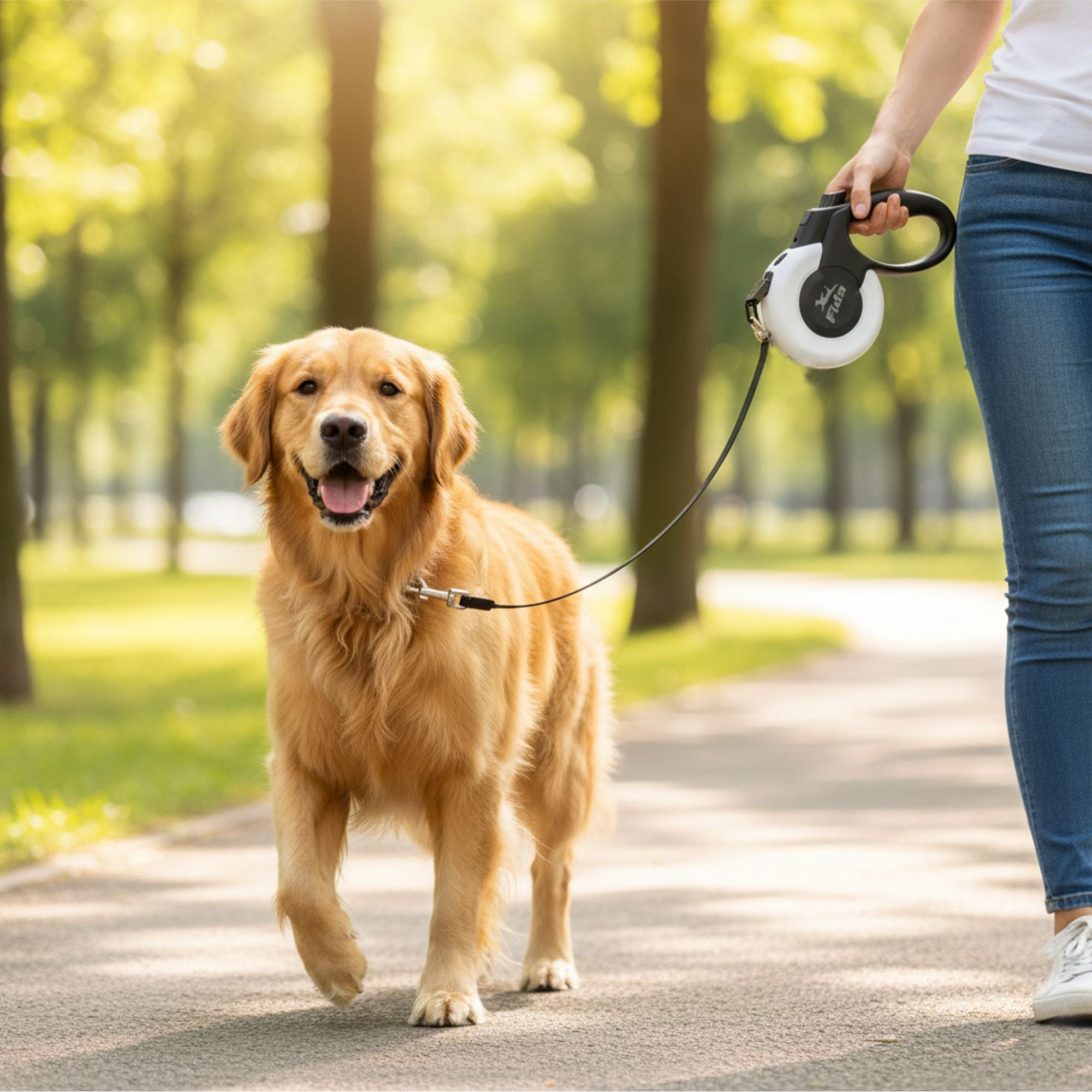 Fida Mars Retractable Leash for Dogs (Red) Dogs-Collar, Leashes, harnesses Fida