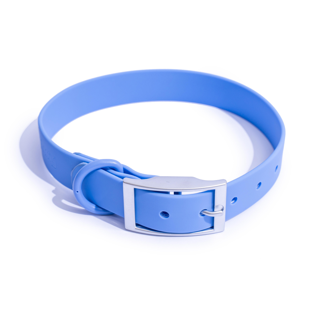 Furry & Co Weatherproof Collar for Dogs (Everest Blue)