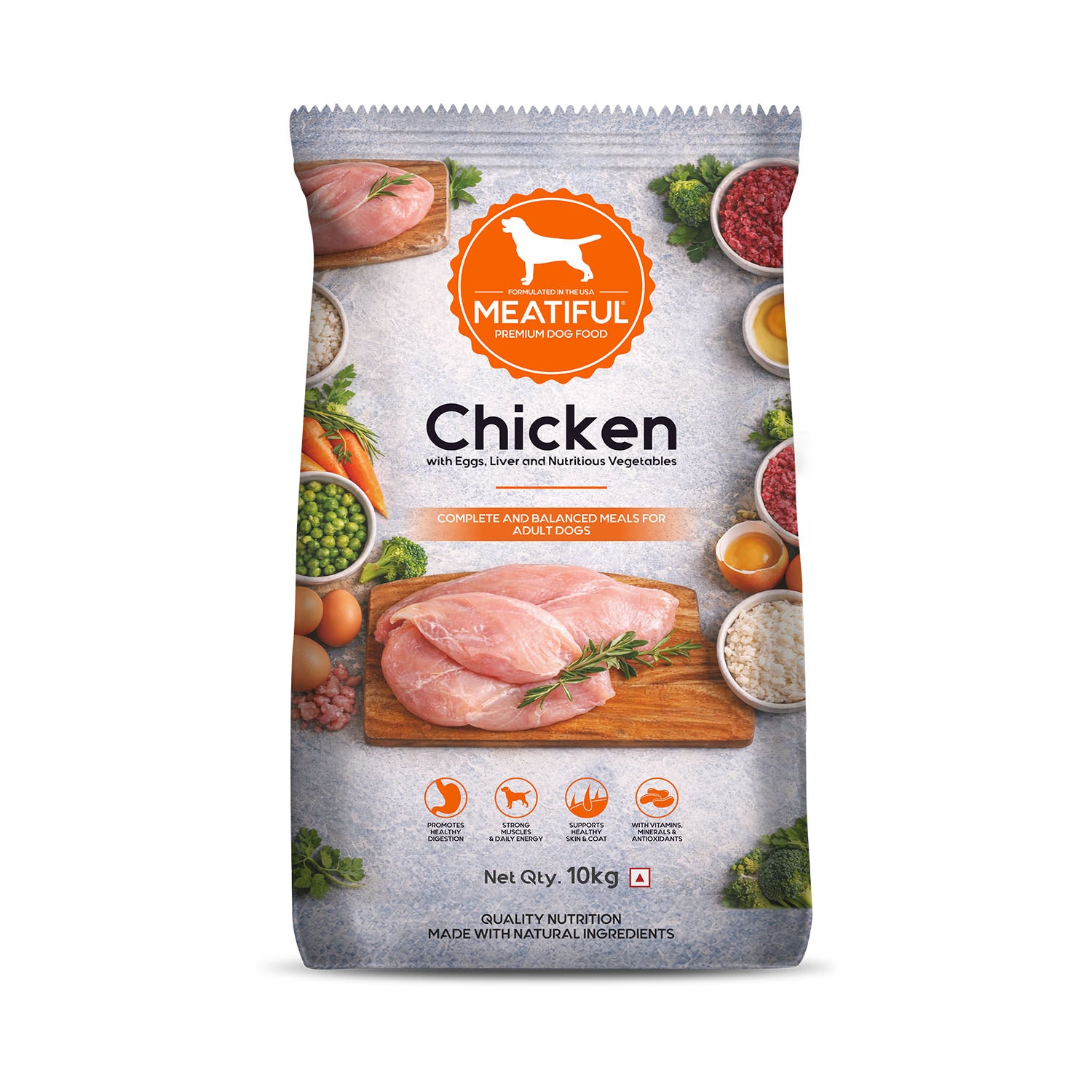 Meatiful Premium Chicken Adult Dog Dry Food Dogs- Dry Food Meatiful 20kg