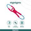 Zippy Paws RopeTugz Monkey Red Plush Toy for Dogs Dogs-Toys Zippy Paws