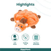 Zippy Paws Squeakie Crawler Moody the Moose Plush Toy for Dogs Dogs-Toys Zippy Paws