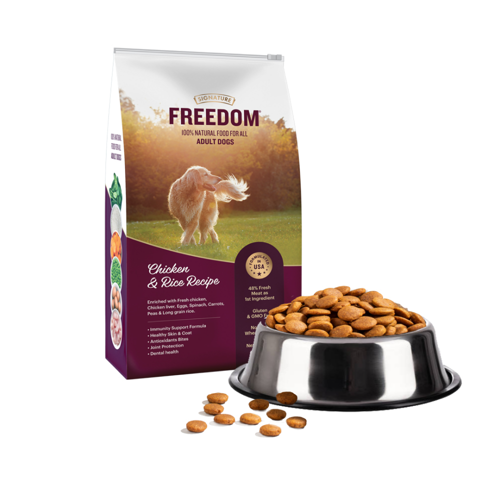 Signature Freedom Chicken and Rice Recipe Adult Dog Dry Food