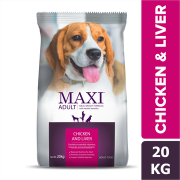 Maxi Adult Chicken and Liver Dog Dry Food