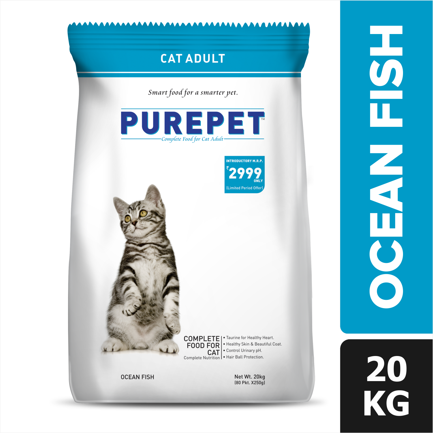 Purepet Ocean Fish Adult Cat Dry Food