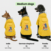 Pets Way Mistiq Yellow Monsoon Fun Raincoat for Dogs Dogs-Clothing & Accessories Pets Way Dropship