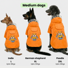 Pets Way Mistiq Orange Rainbhaw Raincoat for Dogs