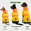 Thunder Dog Raincoat for Dogs (Yellow Orange) Dogs-Clothing & Accessories Pets Way Dropship