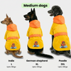 Thunder Dog Raincoat for Dogs (Yellow Orange) Dogs-Clothing & Accessories Pets Way Dropship