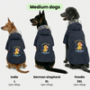 Pets Way Mistiq Coal Paw In The Rain Raincoat for Dogs