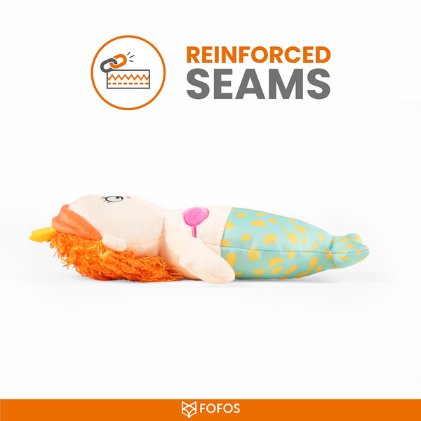 Barkbutler x Fofos Sealife Mermaid Plush Toy for Dogs