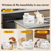 Petverse Wireless Water Fountain for Dogs & Cats (White) Both-Bowls & Feeders Petverse Dropship