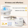 Petverse Wireless Water Fountain for Dogs & Cats (White) Both-Bowls & Feeders Petverse Dropship