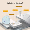 Petverse Wireless Water Fountain for Dogs & Cats (White) Both-Bowls & Feeders Petverse Dropship