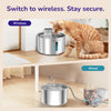 Petverse Smart Motion Sensor Pet Water Fountain for Dogs & Cats (Silver) Both-Bowls & Feeders Petverse Dropship