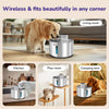Petverse Smart Motion Sensor Pet Water Fountain for Dogs & Cats (Silver) Both-Bowls & Feeders Petverse Dropship