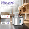 Petverse Smart Motion Sensor Pet Water Fountain for Dogs & Cats (Silver) Both-Bowls & Feeders Petverse Dropship