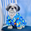 Dogobow Monster Print Shirt for Dogs (Blue) Dogs-Clothing & Accessories Dogobow Dropship