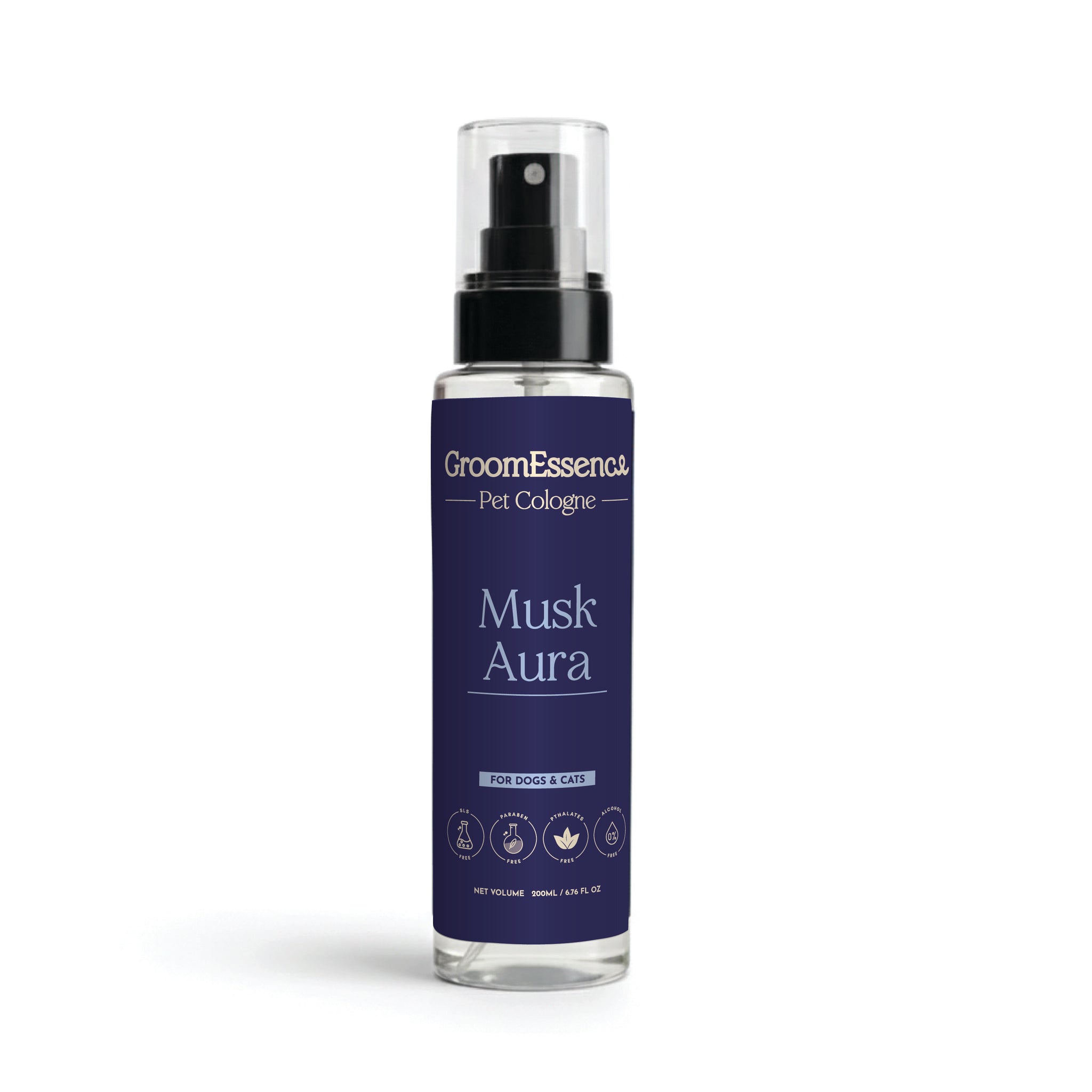 GroomEssence Musk Aura Cologne for Dogs & Cats Both-Grooming Supplies GroomEssence 200mL