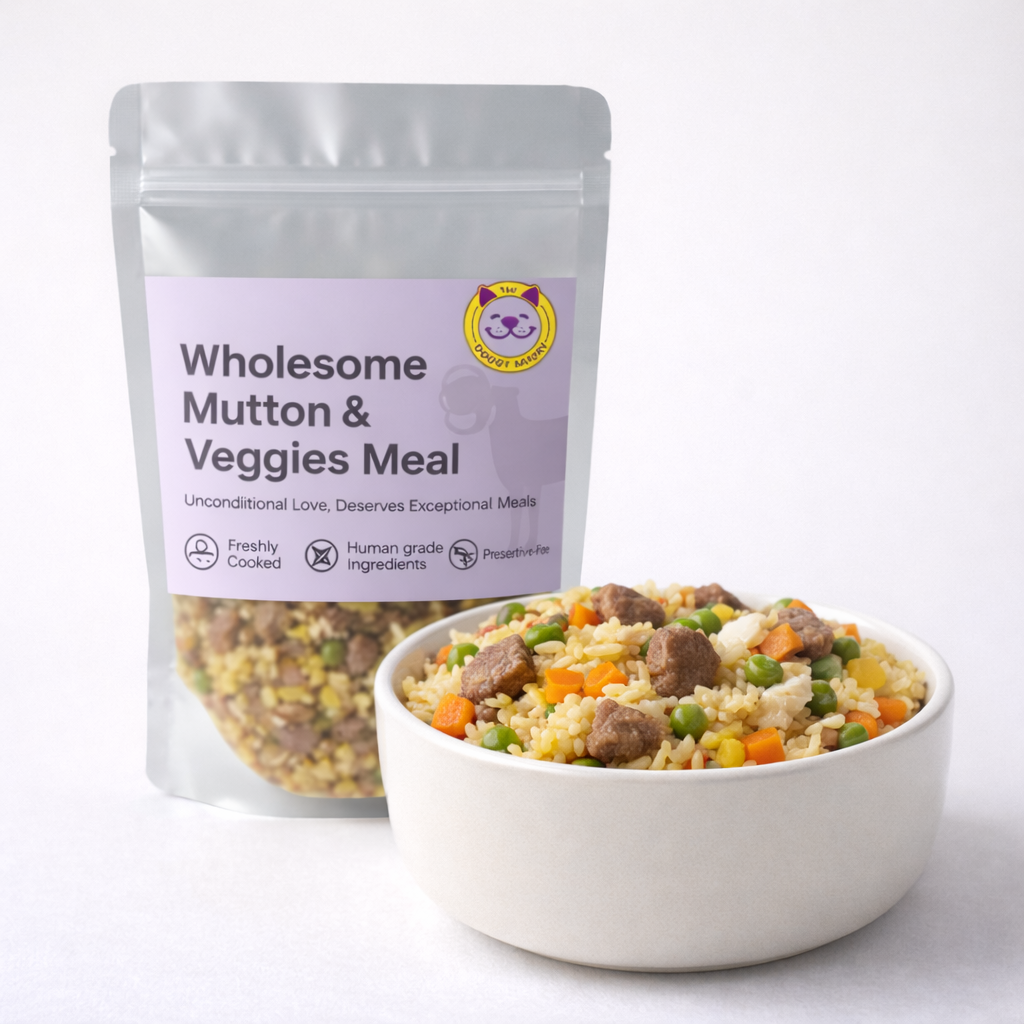 The Doggy Bakery Chicken, Mutton, Fish, Paneer and Veggies Home Meal Combo for Dogs Home Meals The Doggy Bakery