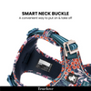 Truelove Floral No Pull Pet Harness for Dogs (Navy Blazer) Dogs-Collar, Leashes, harnesses True Love