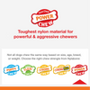 Nylabone Power Chew Flavor Frenzy Textured Bone Toy for Dogs (Yellow, Brown)