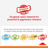 Nylabone Puppy Teething Peanut Butter Flavoured Chew Freezer Bone Toy for Dogs (Blue/Green)