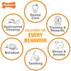 Nylabone Power Action Ridges Bone Chew Toy for Dogs Dogs-Toys Nylabone