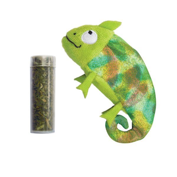 Kong Refillables Chameleon Toy for Cats (Green)