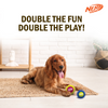 Nerf Dog Set of 2 Durable Squeaky Tennis Balls for Dogs