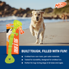 Nerf Dog Bone Tug Interactive Treat Dispenser Toy for Dogs (Green) Dogs-Toys Nerf