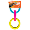 Nerf Dog Translucent Spike 3 Rings Toy for Dogs (Blue/Pink/Yellow) Dogs-Toys Nerf 8cm