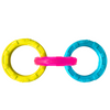 Nerf Dog Translucent Spike 3 Rings Toy for Dogs (Blue/Pink/Yellow) Dogs-Toys Nerf