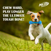 Nerf Bash Ultra Tough TPR Bone Toy for Dogs (Blue) Dogs-Toys Nerf