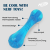 Nerf Bash Ultra Tough TPR Bone Toy for Dogs (Blue) Dogs-Toys Nerf