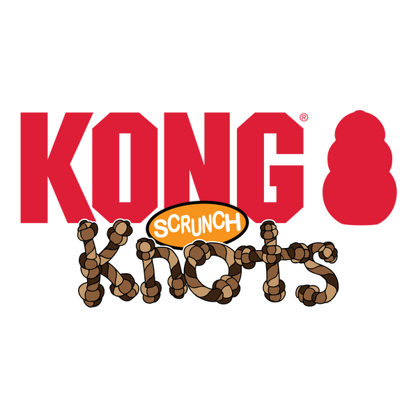 Kong Scrunch Knots Squirrel Toy for Dogs (Brown)