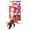 Kong Refillables Feather Mouse Toy for Cats (Brown) Cats-Toys Kong