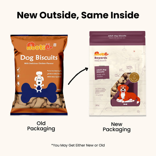 Nootie Chicken & Peanut Butter Flavour Biscuits Adult Dog Treats
