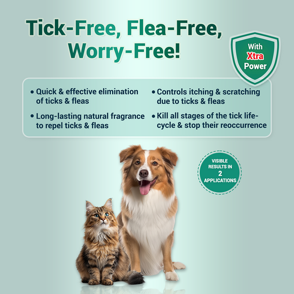 Natural Remedies Nomo Ticks Xtra Body Spray for Dogs and Cats