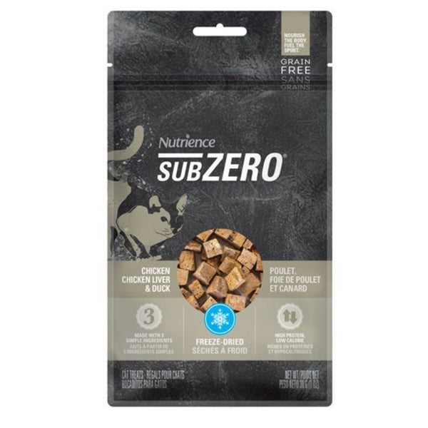 Nutrience Subzero Grain Free Chicken, Chicken Liver and Duck Freeze Dried Dog Treats