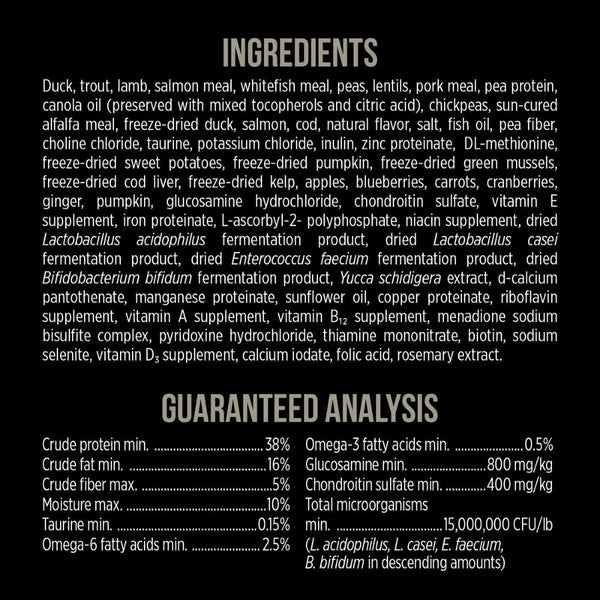 Nutrience SubZero Northern Lakes Fish and Duck Flavoured Dog Dry Food