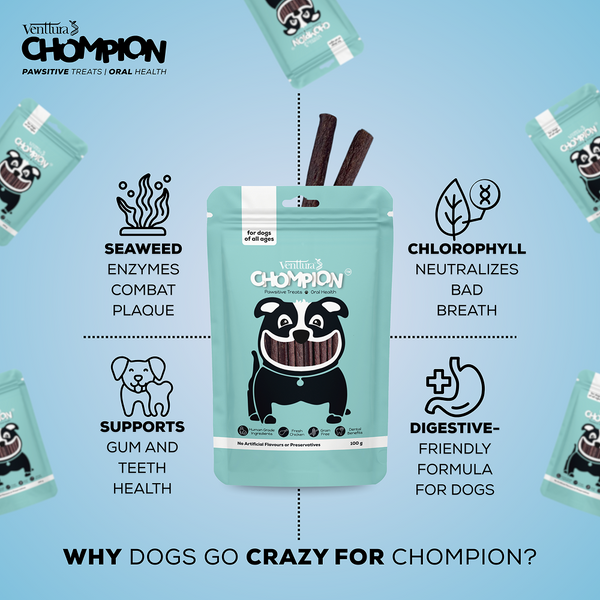 Venttura Chompion Pawsitive Oral Health Dog Treats