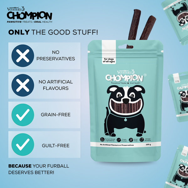 Venttura Chompion Pawsitive Oral Health Dog Treats