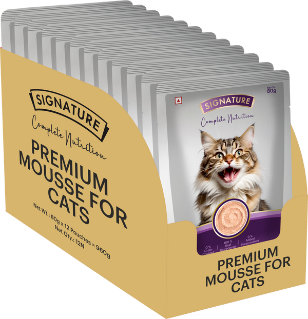 Signature Grain Zero Ocean Fish Mousse Adult Cat Wet Food