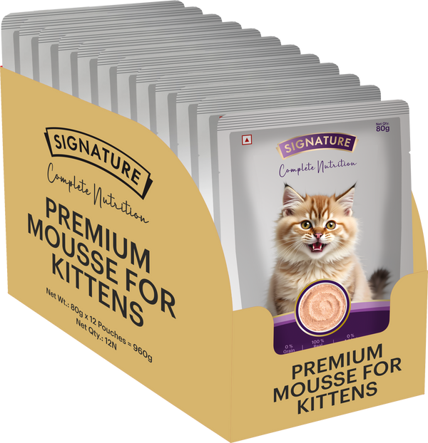 Signature Grain Zero Ocean Fish Mousse Kitten Cat Wet Food