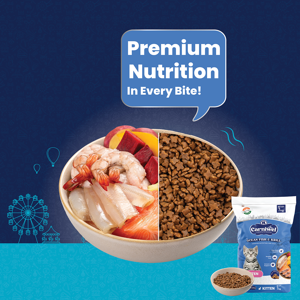 Carniwel Ocean Fish and Krill For Kitten Cat Dry Food Cats- Dry food Carniwel